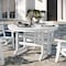 Flash Furniture Tolleson 5-Pc Adirondack Dining Set w/48-in Rnd Recycled HDPE Table and 4 Chairs w/Cupholders, Wht LE-HMP-248-2037-WHT-GG - alternate 3